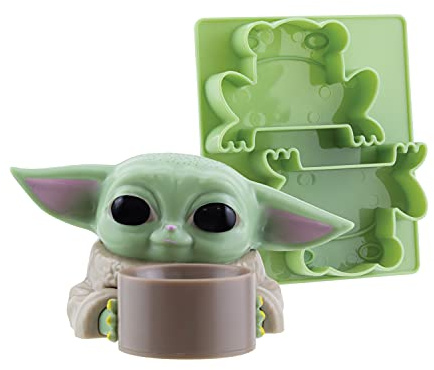 Paladone The Mandalorian The Child Egg Cup Breakfast Set | Star Wars Officially Licensed Merchandise