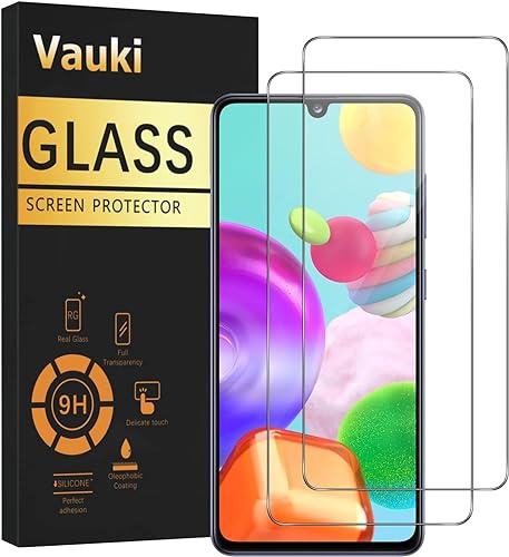 Vauki 2 Piezas Protector de Pantalla para Xiaomi Redmi 13C Cristal Templado Full HD Ultra Resistent 9H Dureza Antihuellas Sin Burbujas Antiarañazos Transparent Vidrio Película para Xiaomi Redmi 13C