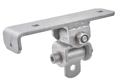 Suspension de balançoire 178 mm - Charge maximale : 500 kg - Pour aires de jeux publiques - En acier avec revêtement géomet - Crochet de balançoire pour balançoire nid d'oiseau et balançoire pour