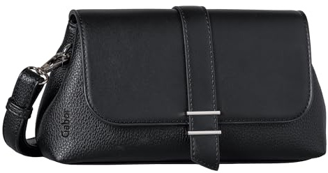 Gabor bags Sahar Damen Überschlagtasche Umhängetasche Mittelgroß Schwarz
