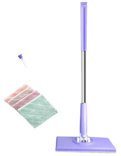 Floor Cleaning Mop, Stain Removal, Scouring Mop, Easy Replacement Mop, Dry Wet Mop, Hard Wood Floor Mop, St