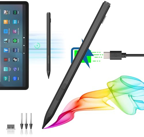 USI 2.0 Stylus Pen für Chromebook, 4096 Druckempfindlichkeit Chromebook Stift für Amazon Fire Max 11, Lenovo Chromebook Duet, Acer Chromebook Spin314, HP, Google Pixel Tablet Stylus