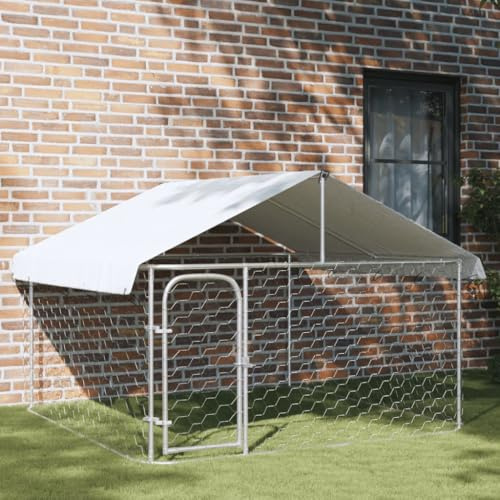 Générique Chenil extérieur avec Toit 200x200x150 cm,Niches & enclos pour Chiens,19.35KG-171498