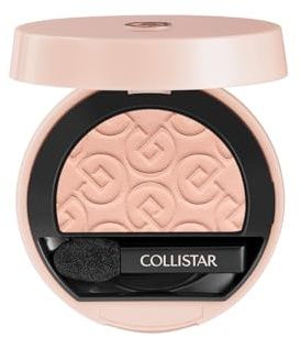 Collistar Kompakt ögonskugga, långvarig ögonmakeup, mjuk textur och multi-finish, lätt att bleka, nr 400 mattpulver, 3 g