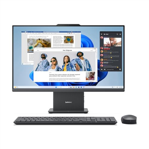 Lenovo IdeaCentre AIO 3 Desktop PC 27 FHD (Intel Core i5-13420H Processor, 16 GB RAM, 512 GB SSD, Wi-Fi 6, Windows 11 Home) All-in-One Computer, Wireless Keyboard/Mouse (Luna Grey)