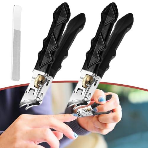 Nagelknipser, Nagelexpert Nagelknipser Eingewachsene FußNäGel, Orthoclip Slanted Nail Clippers, Slanted Nail Clippers füR Senioren (2pcs-b)