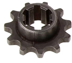 NKURTPC Engine sprocket 47cc 49cc Motorcycle T8F 8mm 11 14 17 20 Tooth Front Pinion Sprocket Chain Cog Front Rear Sprocket(17)
