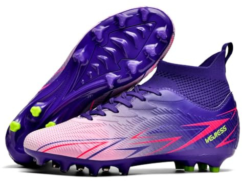 Scarpe da Calcio da Uomo AG Scarpe da Ginnastica da Artificiale Nero Bianco Viola