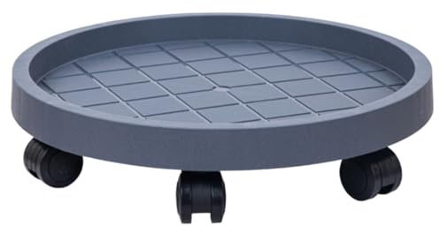 Rullbart Växtvagn Växtvagn Med Hjul Rullande Växtställ Lämplig For Inomhus- Och Utomhusbruk Blomvagn för Inomhusbruk(Grey,27cm)