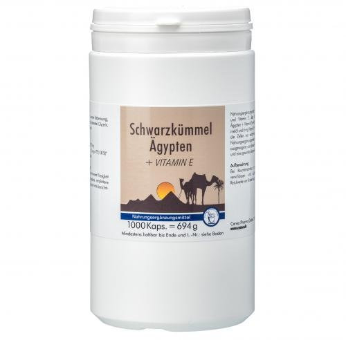 SCHWARZKUEMMEL AEGYPTEN+E 1000St Kapseln PZN:4191793