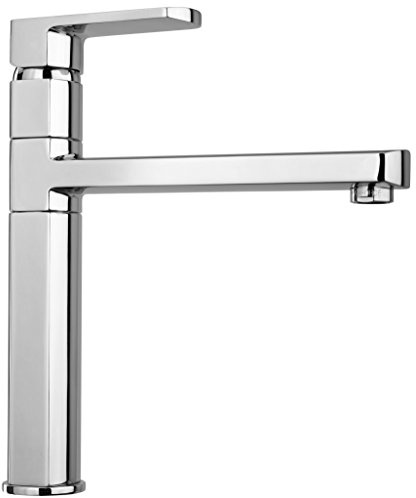 Rubinetto miscelatore monoforo LAVELLO cucina con bocca a fontana codice 86cr579 serie OVO – PAINI S.p.A. Rubinetterie – Finitura Cromo