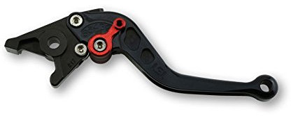 LSL Bremshebel Classic R49R, schwarz/rot, kurz (Black)