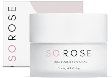 SOROSE Intense Booster Eye Cream | Ausgleichende & aufpolsternde 24H Augenpflege mit Multi-Peptiden, Hyaluronsäure und Cotinus Coggygria Extrakt
