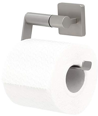 Tiger Dock Toilettenpapierhalter, schwenkbarer Papierrollenhalter aus gebürstetem Edelstahl, B x H x T: 13,2 x 9 x 4 cm