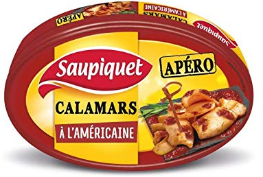 SAUPIQUET - Calamars À L'Américaine 110 G - Lot De 4