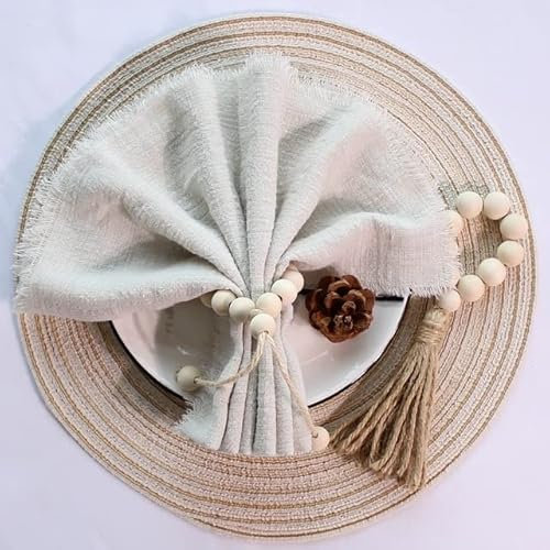 10/20/50 PCS 40x40cm Gaze Crêpe Tuch Servietten Baumwollstoff Handtuch Home Küche Tisch Herbst Ostern Ramadan Rustikale Hochzeit Dekoration