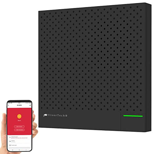 VisorTech Alarmzentrale: WLAN-Alarmanlage mit Funk-Anbindung, App, Sprachsteuerung (WLAN Alarm, drahtlose Alarmanlage, Lautsprecher)