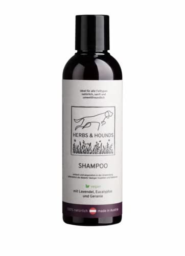 Hundeshampoo VEGAN 200 ml - mildes & beruhigendes Shampoo für alle Hunderassen - nachhaltige Fellpflege - ohne Parabene
