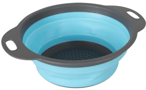 Gimex - Colador - Plegable - Silicona - Azul