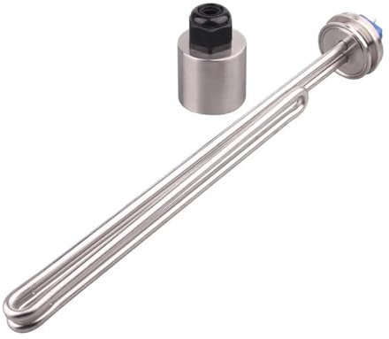 Riscaldatore For Birra Riscaldatore Elettrico Ad Immersione For Elemento Riscaldante Ad Acqua Da 1,5 Pollici Tri-clamp 240V 5.5kw For La Produzione Di Birra Fatta In Casa ( Color : Stainless Steel Cap