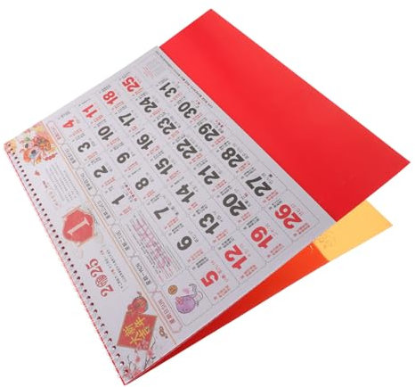 PRETYZOOM Snake Calendars 2025 Chinesischer Traditioneller Geburtstags-erinnerungs-wandkalender