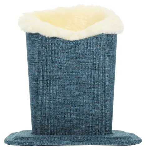 OATIPHO Porte-lunettes étuis à lunettes pour hommes côté lunettes de soleil ovales support en peluche pour lunettes de soleil échelle étui à lunettes conteneur de lunettes en tissu Navy