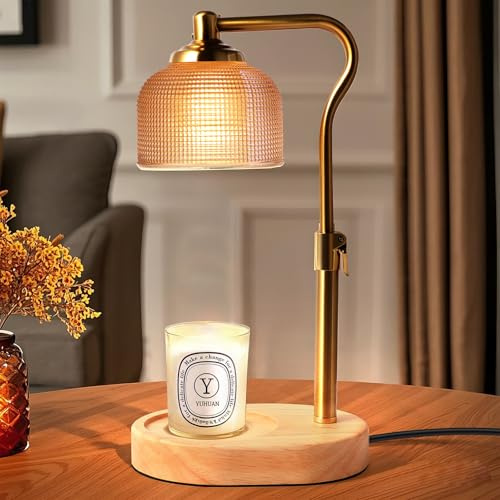 Drankin Candle Warmer Lamp with Timer-Dimmable Candle Warmer,Birthday Gifts, Valentines Day Gifts for Her