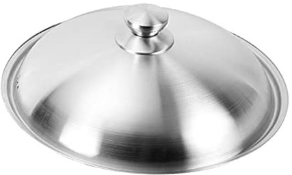 CHICAMPERA 1 Stück Topfdeckel mit Knopf Hitzebeständiger Multi Purpose Kochtopfdeckel für Verschiedene Töpfe Geeignet für Zuhause und Gastronomie