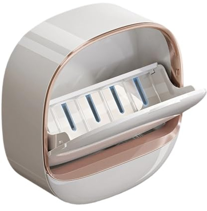Seifenhalter - Wandmontierte Seifenbox Mit Abflussschale | Klebende Seifenschale Ohne Bohren Wasserdicht Für Badezimmer, Dusche, Küche, Waschraum, Spüle, Wandmontage Zubehör