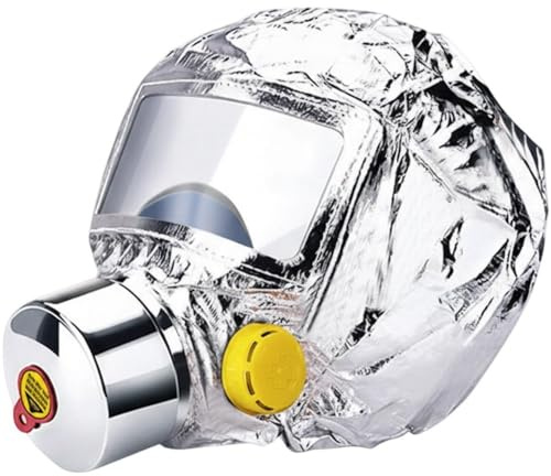 Ppmter Masque D'évacuation Incendie, Cagoule Intégrale Ignifugée, Masque Filtrant Facile À Enfiler, Masque De Survie De Sécurité d'urgence