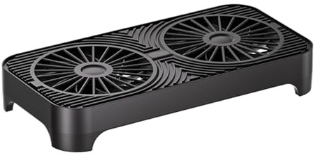 Base Enfriadora de Router,Base con Amortiguación para Radiador WiFi,Ventiladores de Disipador para Router - para Empresas Hoteles Residencias Apartamentos Dormitorio y Salón