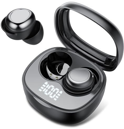 Wireless Earbuds, 2026 Mini Sleep Earbuds, Bluetooth 5.4 Headphones In Ear | 3D Stereo Sleep Earphone ENC Noise Cancelling Mic, 45H Display, 2.5g Comfortable Fit, IP7 Waterproof Ear Buds for iOS/Android