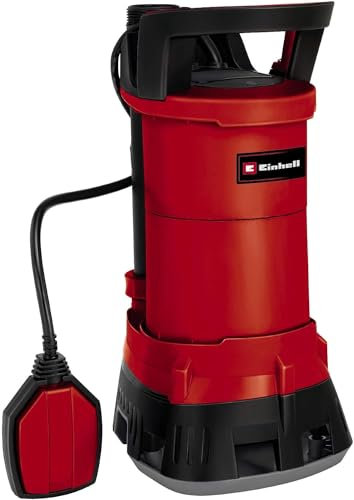 Einhell Schmutzwasserpumpe GE-DP 3925 ECO (390 W, Ø25 mm Fremdkörper, 10.000 L/h Förderl., ECO-Power, Schwimmerschalter, Tragegriff mit Kabelaufwicklung)