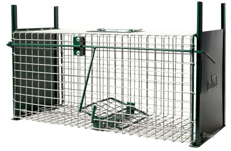 BOXTRAP - Cage à Rats 2 Portes - Piège pour Rats, Fouines et Nuisibles de Petites Tailles - avec 2 Portes Coulissantes à Glissière - 50 x 21 x 22.5 cm