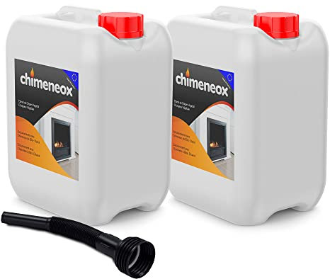 10 litros Bioetanol 99,5% Origen Vegetal para chimeneas - 2 Garrafas de 5l