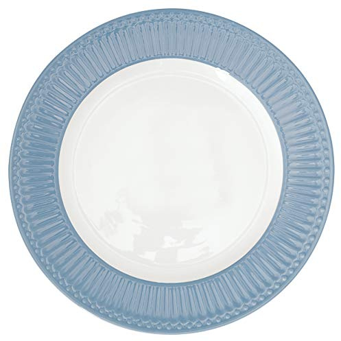 GreenGate - Essteller, Teller, Speiseteller - Alice - Porzellan - Sky Blue - D 26,5 cm