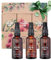 Bionoble Skincare Set 3x50ml - Bio Arganöl, Jojobaöl & Rizinusöl - Pflege für Gesicht, Körper und Haare - Geschenke für Frauen