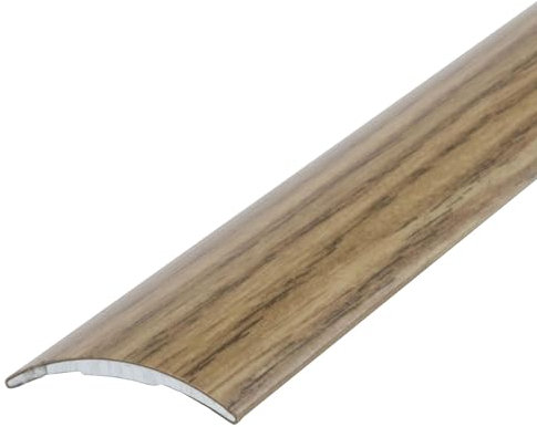 Dalsys Perfil de transición autoadhesivo de 90 cm x 30 mm, de aluminio, apto para baldosas, laminado y parquet de roble, entre otros.