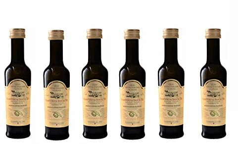 Zeus Party Olio Extra Vergine D'Oliva Frantoio di Santa Téa Monocultivar Olive Frantoio Bottiglie da 250ml (3)