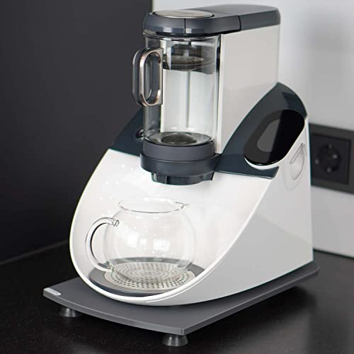 coolina Premium Gleitbrett Rollbrett Gleiter - passend für Vorwerk Temial - aus Acryl Anthrazit