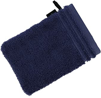 Vossen Calypso Feeling Waschhandschuh 22 x 16 cm Marine blau