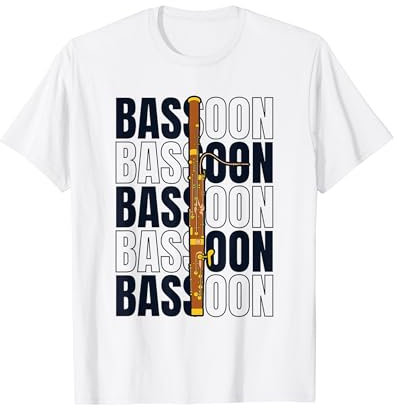 Fagott Instrument Aerophon Musikspieler Fagott T-Shirt