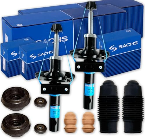 2x SACHS Stoßdämpfer + Domlager + Protection-Kit vorne für Alhambra