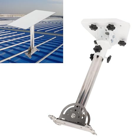 Supporto Tetto Gen 3, Supporto Girevole Gen 3 Acciaio Legato Alta qualità, Kit Montaggio Supporto Parete per Parabola Standard V3 Satellitare