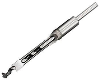 1/4/6pcs 6-25mm HSS Twist Square Hole Drill Bits Auger Mortising Chisel Extended Saw for Woodworking Tools(12mm)