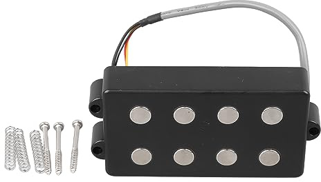Mtlavishness E-Gitarren-Tonabnehmer mit Doppelspule, variabler Stabdesign, Feinabstimmung der Ausgabe, Verbesserung von Balance und Klang für 5-saitige Bassgitarren Doppelspulen-Pickups für E-Gitarren