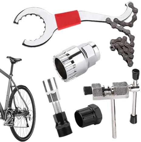 Juego de reparación de bicicletas – Juego de cuidado integrado para bicicleta de carretera – Juego de mantenimiento de bicicleta multifuncional para, bicicleta de carretera, trekking, ciudad