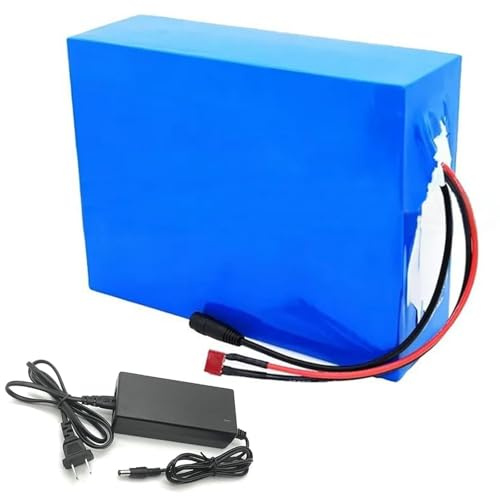 GNIUBBDB 72V 20Ah E-Bike batería de Iones de Litio con Cargador de 84V 3A 20S4P Bicicleta Eléctrica Scooter Batería incorporada BMS para 250W 500W 750W 1000W Motores XT60 Plug+T Plug