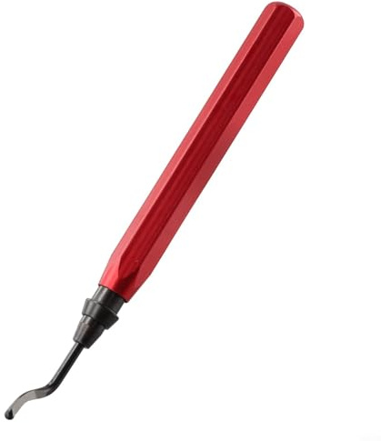 Zilimontt RB1000 - Kit de herramientas rotativas de desbarbado con removedor de cuchillas para plástico, cobre y acero - Hoja de metal giratoria de 360 grados con mango de aluminio para cortar