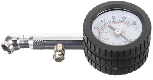 OUNONA Manomètre Numérique de Pression des Pneus Voiture 0-100 Psi Haute Précision Tête Rotative Contrôle en Temps Réel Testeur Pression Pneus Léger et Compact Usage Automobile